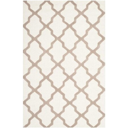 Safavieh 2 x 3 ft. Cambridge Hand Tufted Rug, Accent - Ivory and Beige CAM121P-2